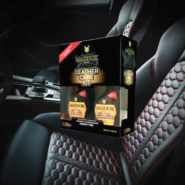 Kits limpiador tapicería cuero coche